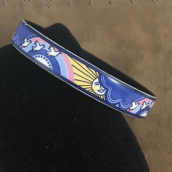 Vintage MICHAELA FREYWILLE TEAMEnamel Bangle